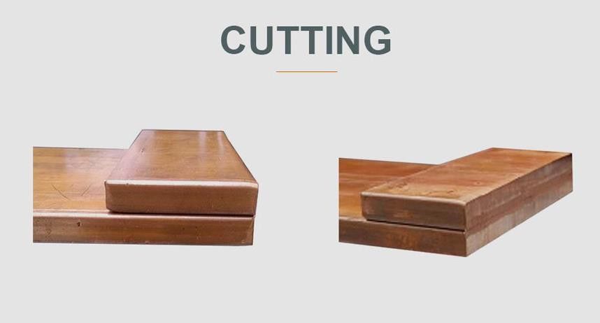 hasil potong tembaga busbar